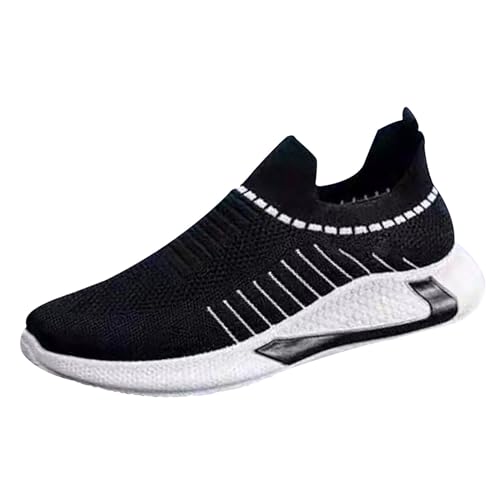 Mesh Atmungsaktive Loafer Flache Slipper Slip on Atmungsaktives rutschfest Walkingschuhe Fitnessschuhe Schlupfschuhe Joggingschuhe Unisex Walkingschuhe von Generic
