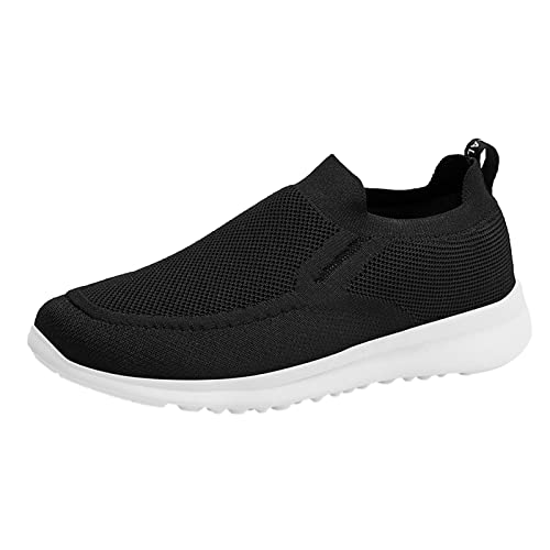 Mesh Atmungsaktive Trekkingschuhe Mit Erhöhungen Breathable Leichtgewichts Sportschuhe Einfarbig Penny Schuhe Bequemer Freizeitschuhe Halbschuhe Running Workout Sommerschuhe von Generic