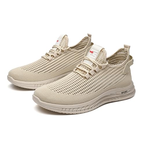 Mesh Atmungsaktive Trekkingschuhe Mit Erhöhungen Walkingschuhe Leichtgewichts Atmungsaktives Einfarbig Penny Schuhe Freizeitschuhe Schlupfschuhe Halbschuhe Klassische Driving Penny Schuhe von Generic