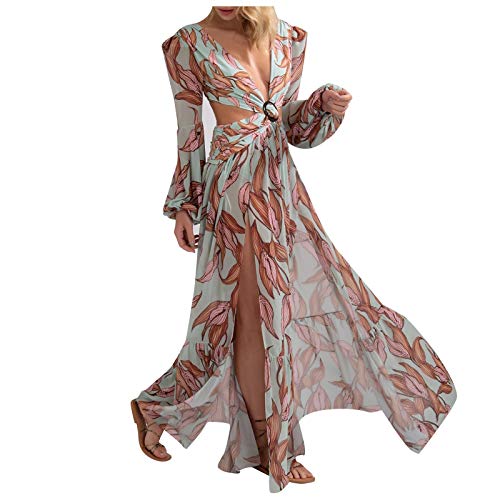 Mesh Kleid Schwarz Frauenkleid Laterne Ärmel Party Beach Kleid Griechischer Stil von Generic