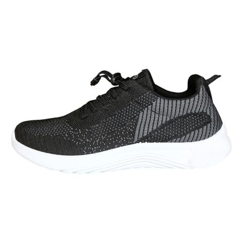 Mesh Sneaker Herren, Laufschuhe Herren Running, Turnschuhe Mit Luftpolster Straßenschuhe Halbschuhe Mit Schnürsenkel Mesh Vintage Joggingschuhe rutschfeste Trainingsschuhe Freizeit Wanderschuhe von Generic