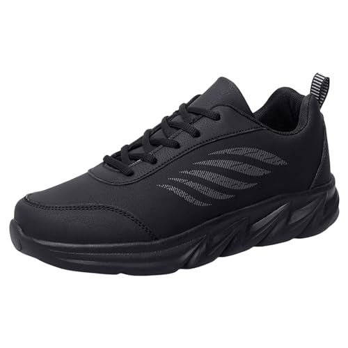 Mesh Sneaker Herren, Laufschuhe Mit Dämpfung Herren, Turnschuhe Luftpolster Shoes Straßenschuhe Halbschuhe Mit Schnürsenkel Mesh Leicht Joggingschuhe rutschfeste Freizeitschuhe Freizeit Wanderschuhe von Generic