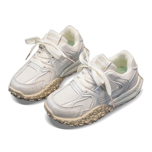 Mesh Sportschuhe Kinder Schuhe für Mädchen, Atmungsaktiv Turnschuhe Leicht Hallenschuhe Soft Wanderschuhe Trail Sneaker Outdoor Barfußschuhe Minimalist Barfussschuhe für Mädchen 4-12 Jahre von Generic