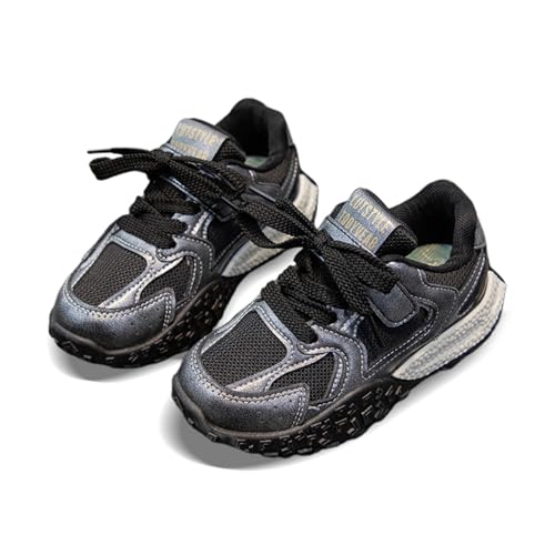 Mesh Sportschuhe Kinder Schuhe für Mädchen, Atmungsaktiv Turnschuhe Leicht Hallenschuhe Soft Wanderschuhe Trail Sneaker Outdoor Barfußschuhe Minimalist Barfussschuhe für Mädchen 4-12 Jahre von Generic