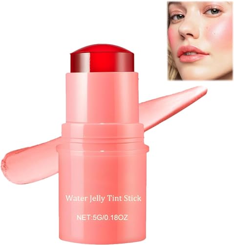 Milk Makeup Cooling Water Jelly Tint | Lip + Cheek | Sheer Lip & Cheek Stain | Long Lasting Jelly Texture Moisturising Jelly Blush Lip Gloss | High Shine Non-Stick Gloss Lip Makeup (Rosa) von Generic