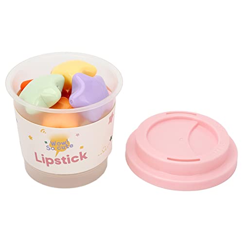 Mini Lipgloss, Lippenstift Set, Star Capsule Lipgloss Feuchtigkeitsspendender Mini-Lippenstift Süße Lippenstift Kinder Lipgloss Mädchen Matt Für Frauen Schönheit Lipgloss Geschenke von Cosiki