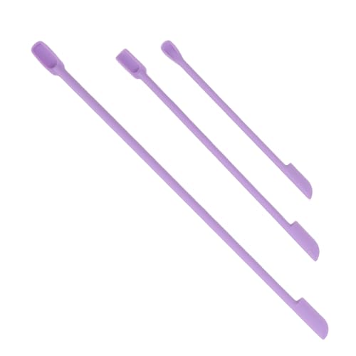 Mini -Silicon Spatel, Leichtes Praktischer Griff Make -up Schaufel 3 Größen für Marmelade SPIDE Topf (PURPLE) von Generic