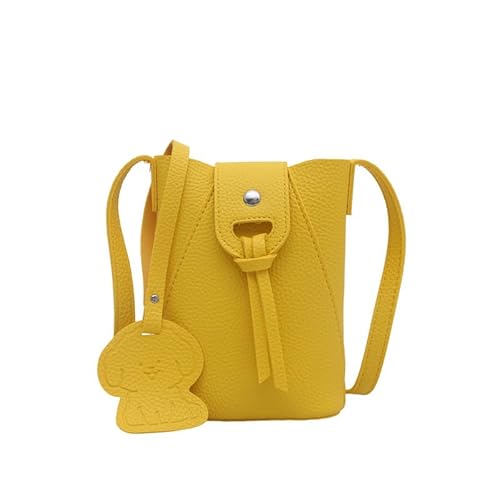 Mini -Telefontasche Casual Satchel Beutel Crossbody Telefontasche for Frauen (Gelb) von Generic