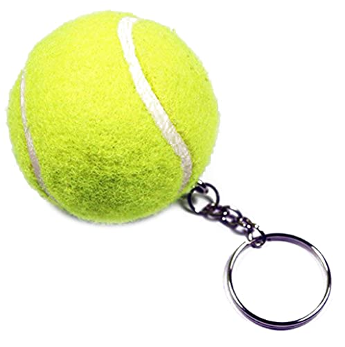 Mini Tennis Shaped Rubber Keychain Schlüsselanhänger Geschenk Sehr praktisch und beliebt von Generic