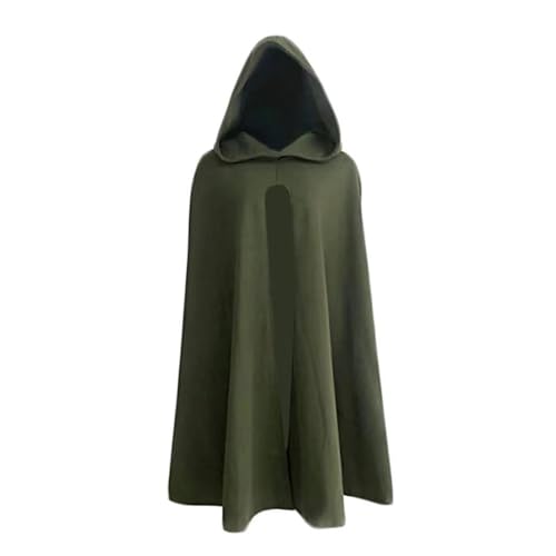 Mittelalter Herbst Winter Maxi Lose Umhang Mit Kapuze Damen Herren Zauberer Kostüm Kleidung Erwachsene Umhang Kostüm Mantel Für Halloween Weihnachten Karneval Kostüm Proumhang Sale Angebote von Generic