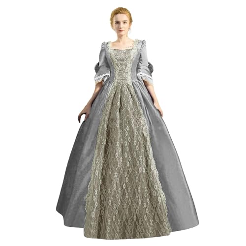 Mittelalter Kleid Damen Renaissance Mittelalter Viktorianischen Königin Kleider Retro Corsagenkleid Prinzessin Trompetenärmel Gotisch Maxikleid Elegant Gothic Mittelalterliches Kleid Mittelalter Kleid Damen Renaissance Mittelalter Viktorianischen Königin Kleider Retro Corsagenkleid Prinzessin Trompetenärmel Gotisch Maxikleid Elegant Gothic Mittelalterliches Kleid von Generic