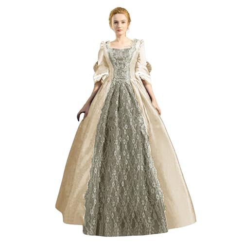 Mittelalter Kleid Damen Renaissance Mittelalter Viktorianischen Königin Kleider Retro Corsagenkleid Prinzessin Trompetenärmel Gotisch Maxikleid Elegant Gothic Mittelalterliches Kleid Mittelalter Kleid Damen Renaissance Mittelalter Viktorianischen Königin Kleider Retro Corsagenkleid Prinzessin Trompetenärmel Gotisch Maxikleid Elegant Gothic Mittelalterliches Kleid von Generic