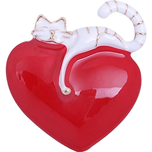 Mode Cartoon Katze Emaille Pin Kreative Tier Katzen Broschen Frauen Legierung Hochzeit Schmuck Zubehör Abzeichen Pins von Generic