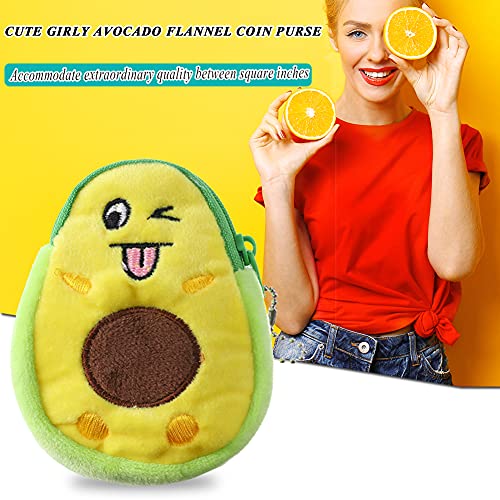 Mode Frauen Avocado Form Mini Geldbörse Hängen Anhänger Casual Damen Mädchen Nette Kleine Geldbörse von Generic