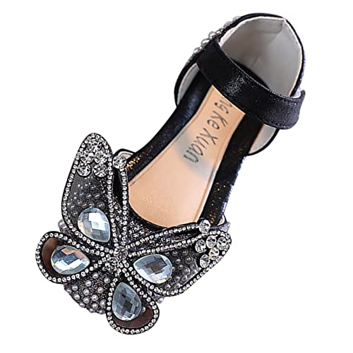 Mode Frühjahr Sommer Sandalen Kleid Tanzshow Prinzessin Schuhe Perle Strass Mesh Big Bow Kinder 37 von Generic