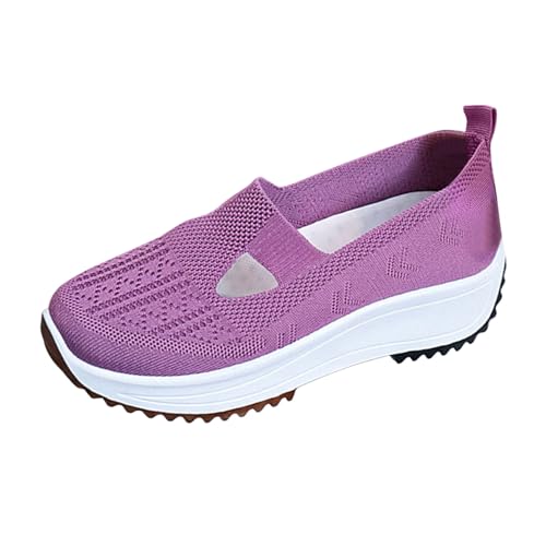 Mode Orthopedic Walking Shoes Natural Step Komfortschuh OrthopäDische Wanderschuhe Ergonomische Schuhe Glitzer Low Plateau Walkingschuhe Hineinschlüpfen rutschfeste Abriebfeste von Generic