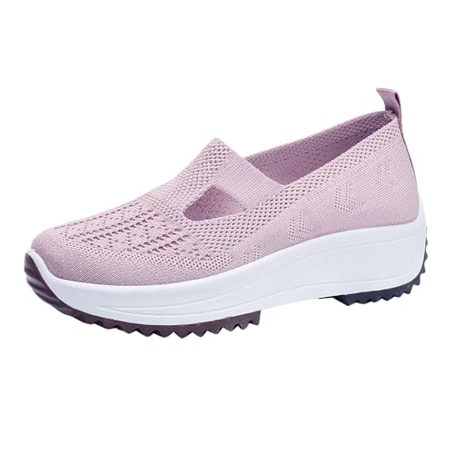 Mode Orthopedic Walking Shoes Natural Step Komfortschuh OrthopäDische Wanderschuhe Ergonomische Schuhe Glitzer Low Plateau Walkingschuhe Hineinschlüpfen rutschfeste Abriebfeste von Generic