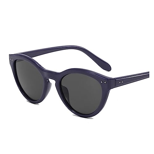 Mode Persönlichkeit Oval Rahmen Frauen Outdoor UV400 Urlaub Sport Sonnenbrille Geschenk (Color : D, Size : 1) von Generic
