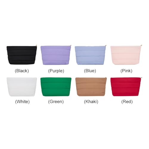 Modekosmetische Tasche für Frauen lässig Clutch Handtasche Solid Toilettenbeutel (weiß) von Generic