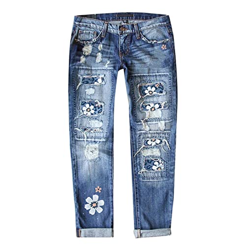 Moderne Jeans Damen Rote Jeans Damen Damen Boyfriend Jeans 5 Pocket Jeans Damen Jeans Curvy Damen Damen Jeans Niedrige Leibhöhe Jeans Leggins Damen Jeans Hose mit Strass Damen Jeans LangGrößen Jeans von Generic