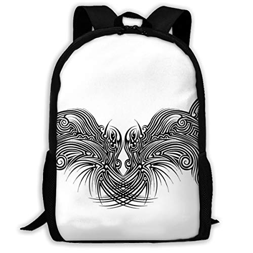 Moderner Backpack Erzengelflügel Wanderrucksack Stylischer Studentenrucksack Für Job, Camping, Freizeit, 42X32X14Cm von Generic