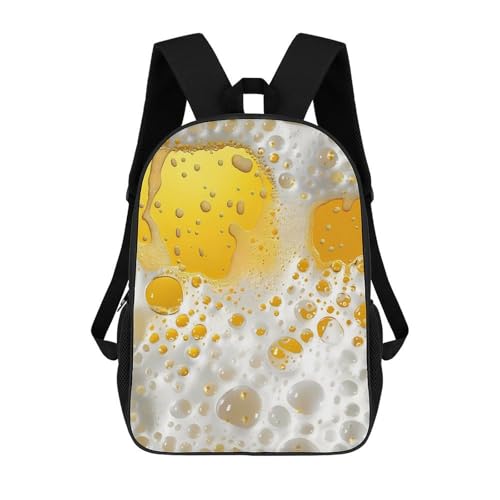 Moderner Taschen Bierschaum Laptoprucksack wasserdichte Wanderrucksack Für Universität, Schule, Reisen, 42X32X14Cm Moderner Taschen Bierschaum Laptoprucksack wasserdichte Wanderrucksack Für Universität, Schule, Reisen, 42X32X14Cm von Generic