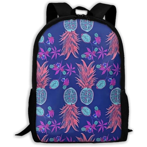 Moderner Wanderrucksack Magische Ananas Daypack Multifunktion Rucksäcke Für Camping, Geschenk, Büro, 42X32X14Cm von Generic