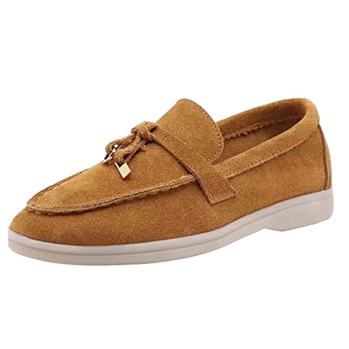 Modische Damenschuhe Große Flache Sohle Lefu Schuhe Einzelne Schuhe Kleine Lederschuhe Rolling Soft Damenschuhe von Generic