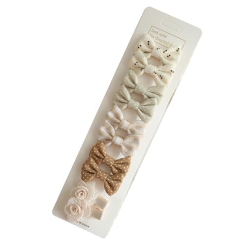 Modische Kinder-Haarspangen mit Schmetterlingsschleifen, trendiges kariertes Blumenmuster, Haarnadeln, Kopfschmuck von Generic