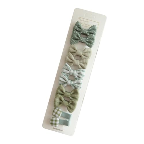 Modische Kinder-Haarspangen mit Schmetterlingsschleifen, trendiges kariertes Blumenmuster, Haarnadeln, Kopfschmuck von Generic
