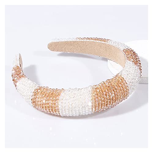 Modische Kristall-Stirnbänder für Mädchen, glänzendes Luxus-Strass-Haarband, Diamant-Haarreif, Perlen-Haar-Accessoires für Frauen Modische Kristall-Stirnbänder für Mädchen, glänzendes Luxus-Strass-Haarband, Diamant-Haarreif, Perlen-Haar-Accessoires für Frauen von Generic