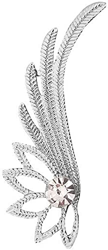 Modische Ohrringe, Ohrhänger, modische Ohrringe, Ohrstecker, Schmuckgeschenk für Frauen und Mädchen, 1 Ohrclip zum Aushöhlen in Flügelform vi von Generic