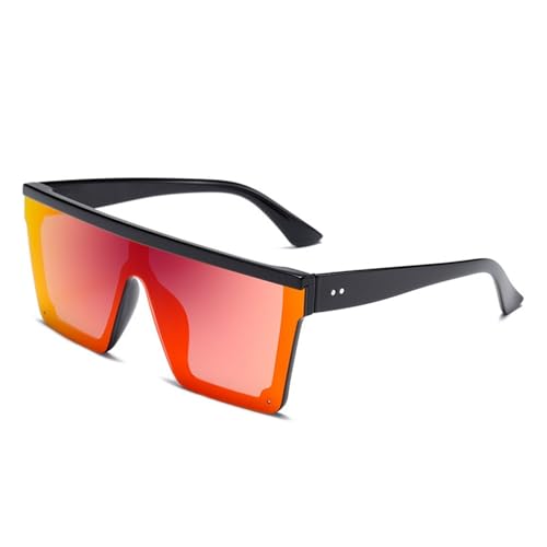 Modische Quadratische Sonnenbrille Mit Großem Rahmen Und UV400-Schutz For Herren Und Damen, For Autofahrten Im Freien, Sport, Polarisierte Sonnenbrille For Den Urlaub(Orange) von Generic
