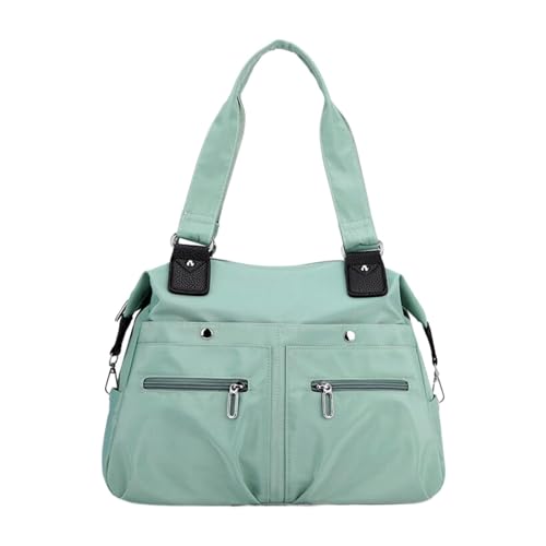 Modische Reisehandtasche, leichte Nylon-Stofftasche, Umhängetasche, Trend, vielseitige Einkaufstasche, Umhängetasche Taschen Reisetasche (GN2, One Size) von Generic