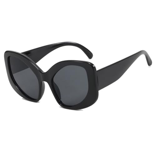 Modische Sonnenbrille Mit Großem Rahmen For Männer Und Frauen, Polarisiert, For Autofahrten Und Partys, For Einkaufen(Black) von Generic