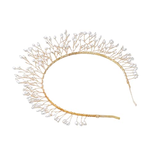 Modische goldfarbene Haarbänder Braut Blatt Stirnbänder Charm Schmuck Frauen Haar Tiaras Haar Roman Hoo O3Q5 Blätter Hochzeit Accessoires von Generic