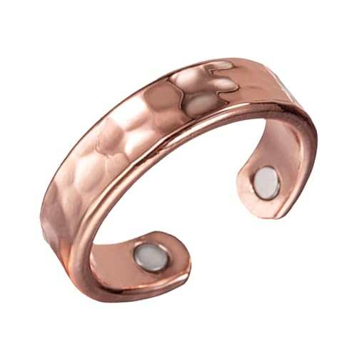 Modischer Kupferring Für Damen – Kupferringe Für Damen Und Herren – Magnetringe Kupferringe, Einfacher Und Moderner Magnetschmuck Für Die Tägliche Freizeit Und Formelle Anlässe. von Generic