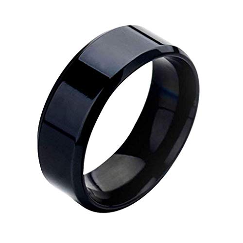 Modischer Ring Prettythe Beachall Girl Anxiety Ring für Mädchen 10-12, Schwarz , 11 von Generic