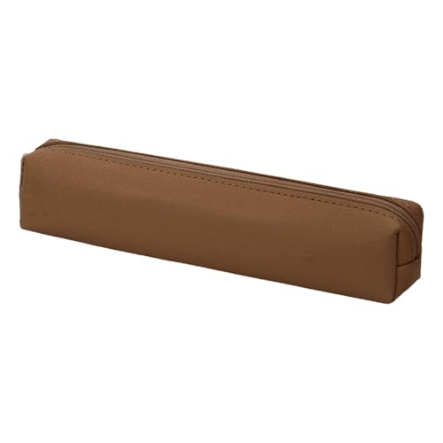 Modisches Federmäppchen, kompaktes und elegantes Federmäppchen, Lippenstift-Organizer mit PU-Reißverschluss, niedliches Federmäppchen, multifunktionales Federmäppchen für Stifte, Make-up-Pinsel von Generic