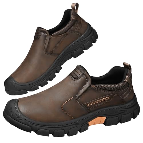Mokassins Bequeme Slip On wasserdichte Wanderschuhe für Herren, rutschfeste Business Freizeitschuhe Leichte Atmungsaktive Outdoor Joggingschuhe 40 Mokassins Bequeme Slip On wasserdichte Wanderschuhe für Herren, rutschfeste Business Freizeitschuhe Leichte Atmungsaktive Outdoor Joggingschuhe 40 von Generic
