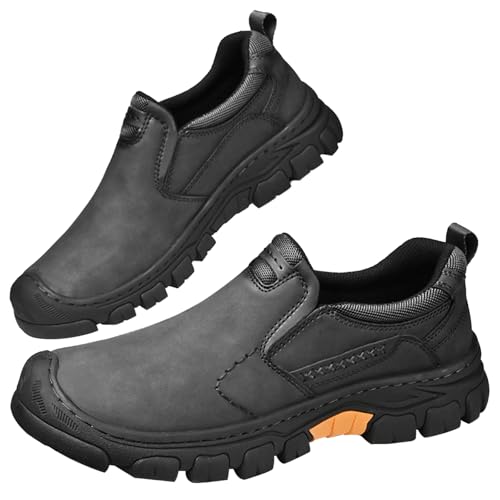 Mokassins Bequeme Slip On wasserdichte Wanderschuhe für Herren, rutschfeste Business Freizeitschuhe Leichte Atmungsaktive Outdoor Joggingschuhe 46 Mokassins Bequeme Slip On wasserdichte Wanderschuhe für Herren, rutschfeste Business Freizeitschuhe Leichte Atmungsaktive Outdoor Joggingschuhe 46 von Generic