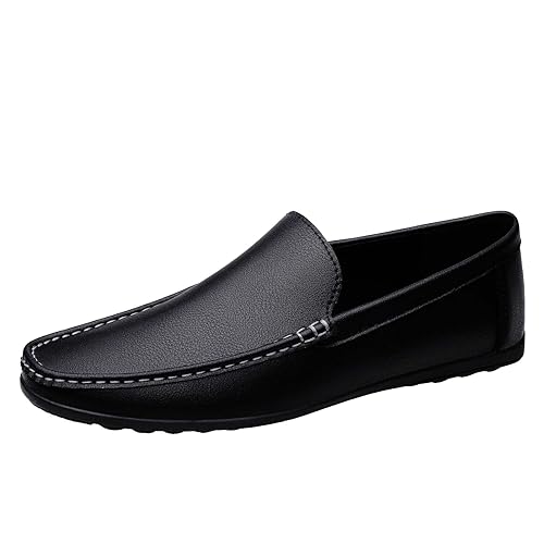 Mokassins Herren Elegant: Lederschuhe Herren Schwarz Halbschuhe Spitzer Zehenbereich Freizeitschuhe Bequeme Bootsschuhe Business Leicht Schuhe Flachabendschuhe Übergrößen Walkingschuhe 38-47 Mokassins Herren Elegant: Lederschuhe Herren Schwarz Halbschuhe Spitzer Zehenbereich Freizeitschuhe Bequeme Bootsschuhe Business Leicht Schuhe Flachabendschuhe Übergrößen Walkingschuhe 38-47 von Generic