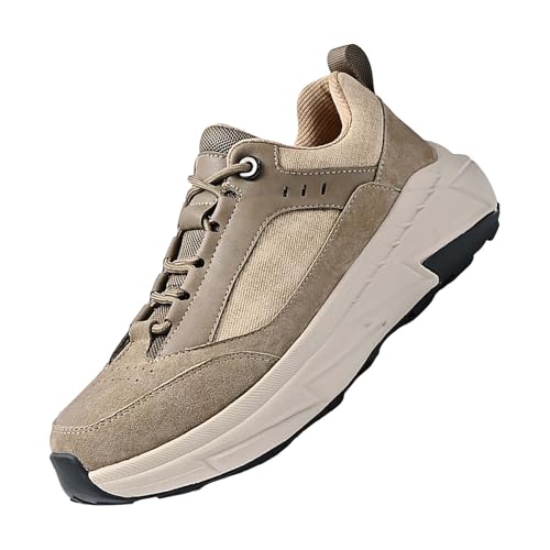 Mokassins Herren Elevateshoes Flache Slipper Leichtgewichts Sportschuhe Invisible Height Increased Bootsschuhe Halbschuhe Freizeitschuhe Freizeitschuhe Sneaker Outdoor Running Workout Sommerschuhe von Generic