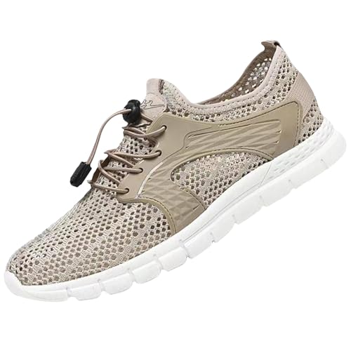 Mokassins Herren Trekkingschuhe Mit Erhöhungen Flache Slipper Non-Slip Atmungsaktives Bootsschuhe Penny Schuhe Fitnessschuhe Atmungsaktiv Halbschuhe Breathable Driving Penny Schuhe von Generic