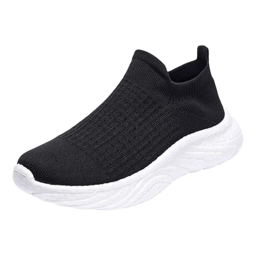 Mokassins Herren Trekkingschuhe Mit Erhöhungen Flache Slipper Sneaker Sportschuhe Invisible Height Increased Leichte Halbschuhe Canvas Sneaker Atmungsaktiv Halbschuhe Running Workout Sommerschuhe von Generic