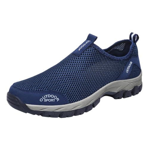 Mokassins Herren Trekkingschuhe Mit Erhöhungen Slip On Leichtgewichts Sportschuhe Invisible Height Increased Bootsschuhe Lightweight Bequemer Bequeme Sneaker Outdoor Klassische Fitness Breathable von Generic