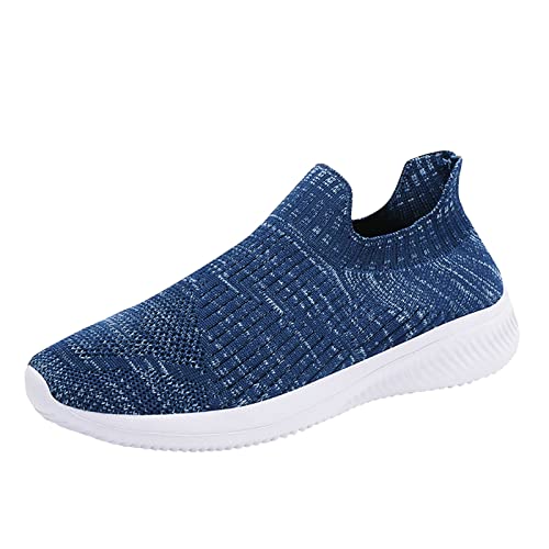 Mokassins Herren Turnschuhe Slip On Leichtgewichts Slip On rutschfest Halbschuhe Orthopädische Atmungsaktiv Joggingschuhe Joggingschuhe Driving Penny Schuhe von Generic