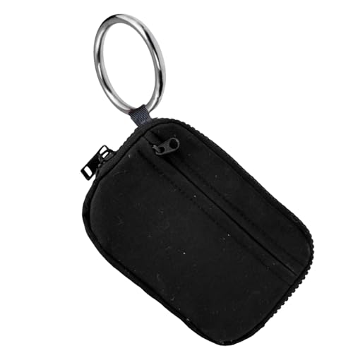 Mom Wallet Wallet Wallet - Card Holder Keychain Wallet - Card Holder with Zip Card Holder Wallet Case for Shopping Travel, Schwarz , Fare riferimento alla descrizione, Siehe Beschreibung von Generic
