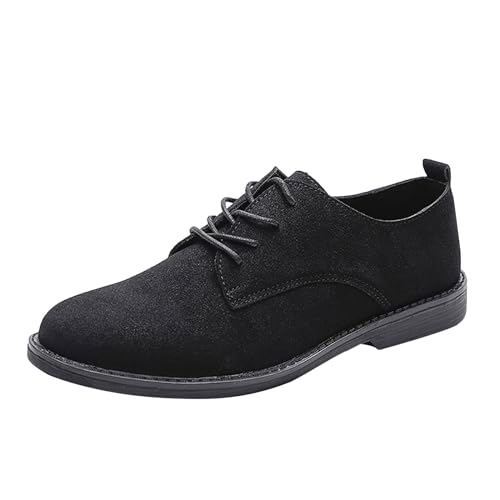 Monkstrap Schuhe Lederschuhe Freizeitschuhe Mit Schnürung Fahrer Schwarz Kleiderschuhe Lederschuhe Weiche Schuhe Freizeitschuhe Lässige Bootsschuhe Mit Zehenkappe Anti-Slip Party Geeignet von Generic