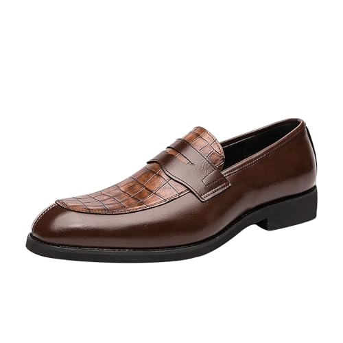 Monkstrap Schuhe Spitz Zulaufende Lederschuhe Monk Strap Bequeme Formelle Low Top Herren 48 Breit Zum Reinschlüpfen Schwarz Braun Kunstleder-Loafer Leder Rutsch Niedrig Monkstrap Schuhe Spitz Zulaufende Lederschuhe Monk Strap Bequeme Formelle Low Top Herren 48 Breit Zum Reinschlüpfen Schwarz Braun Kunstleder-Loafer Leder Rutsch Niedrig von Generic